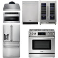 36 Gas Range, Range Hood, Microwave, Refrigerator, Dishwasher, Wine Cooler P1981