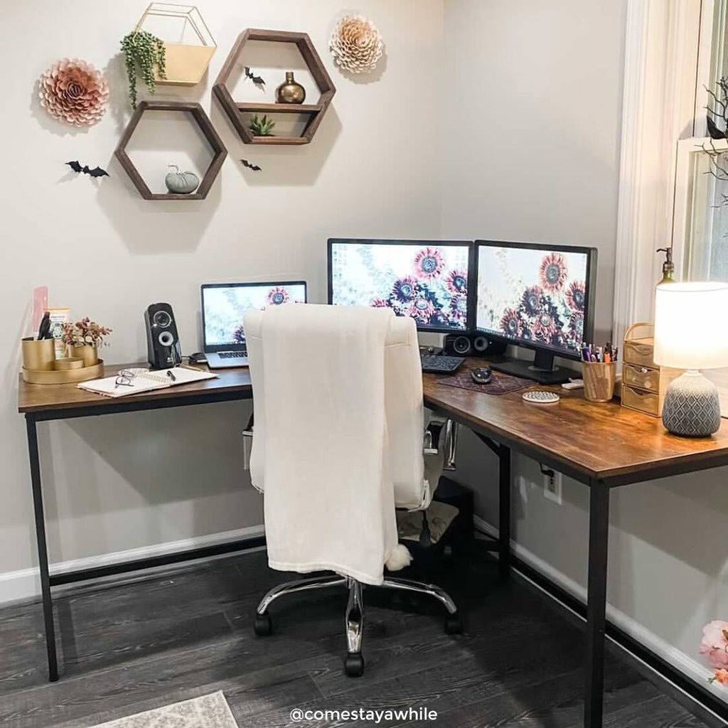 L-Shaped Computer Desk E76546