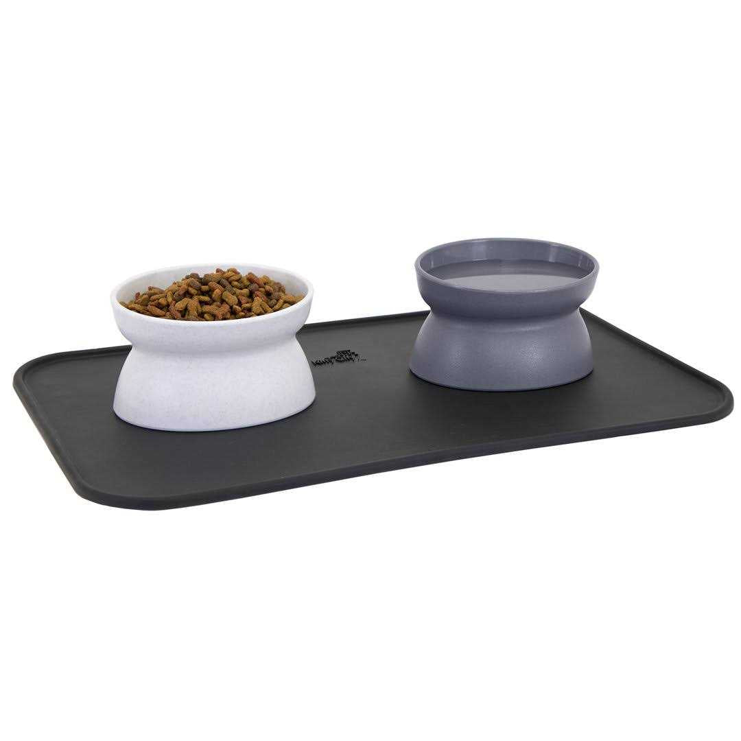 Raised Cat Food Bowl and Waterer E444