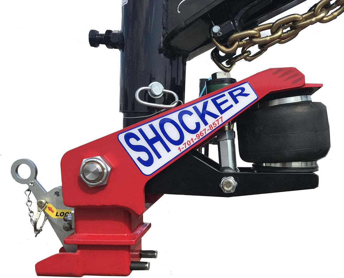 Gooseneck Air Hitch & Coupler, Round 4" Straight Pin 30K SL Coupler W875