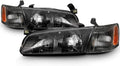 Black Housing Headlight & Side Marker Corner Lamp Assembly S7693