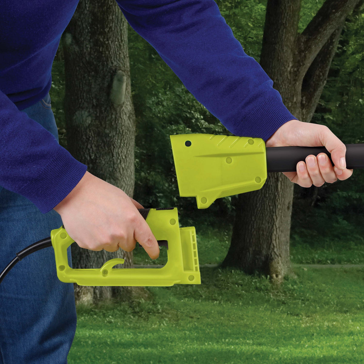 2-in-1 Electric 8-inch Convertible Pole Saw Y2498