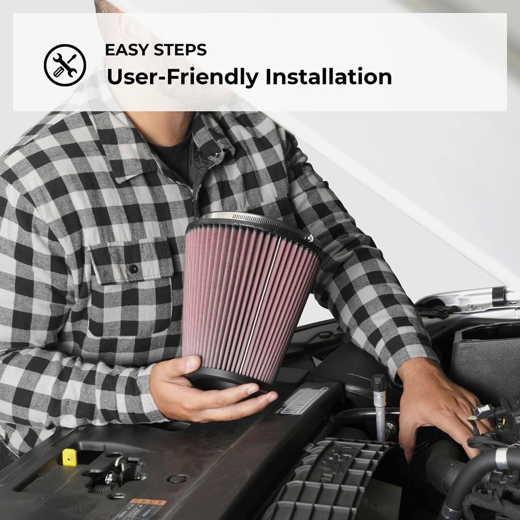 Red Universal Air Filter I695