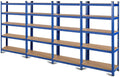 Blue 5 Tier Steel Utility Shelves S30074