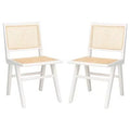 White Solid Wood Side Chair L969