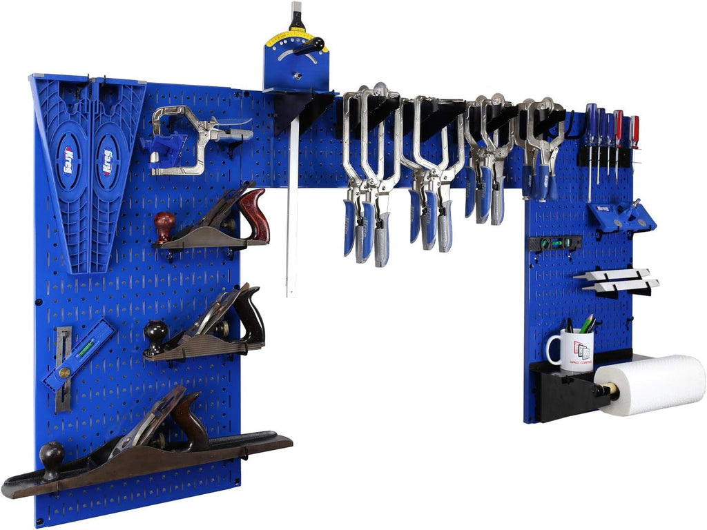 Purple Pegboard Woodworking Tool Storage Organizer Kit Y435