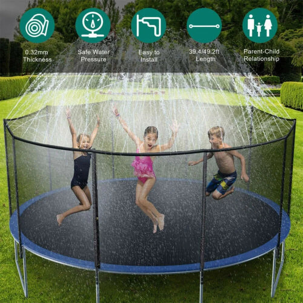 39Ft/49Ft Trampoline Sprinkler Water Toy A6684