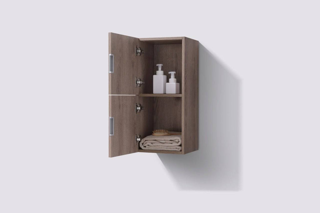 Linen Side Cabinet with Two Doors in Butternut Wood Finish S5624