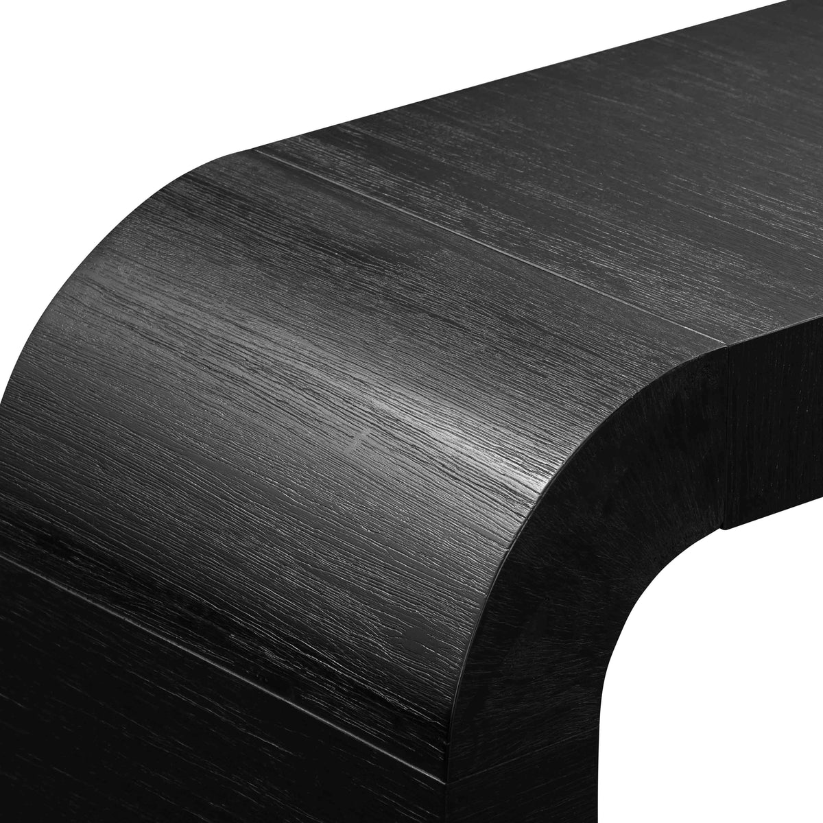 Black Acacia Finish Console Table P709116