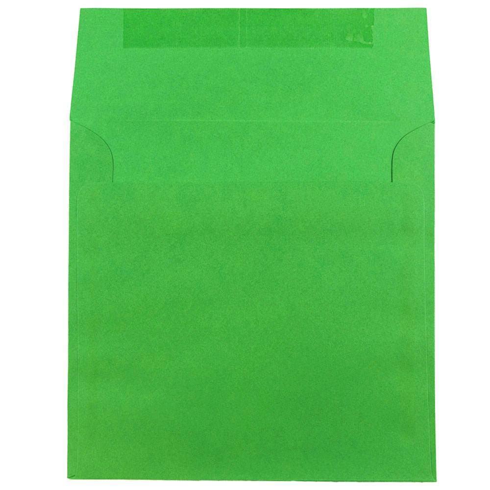 Brite Hue Christmas Green Square Invitation Envelope, 250/Pack I5703